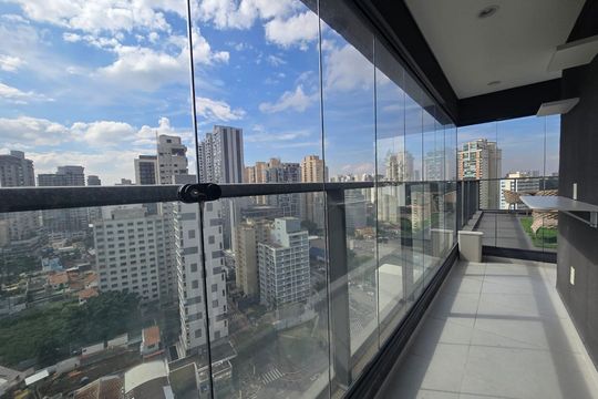 Varanda de apartamento para alugar com 1 quarto, 40m² em Jardim das Acacias, São Paulo
