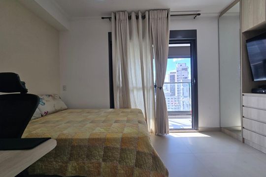 Sala/Quarto de apartamento para alugar com 1 quarto, 40m² em Jardim das Acacias, São Paulo