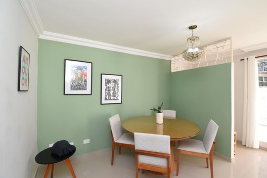 Sala de casa para alugar com 3 quartos, 166m² em Ahú, Curitiba