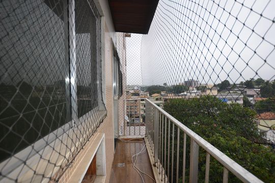 Varanda da Sala de apartamento à venda com 2 quartos, 78m² em Vila Valqueire, Rio de Janeiro