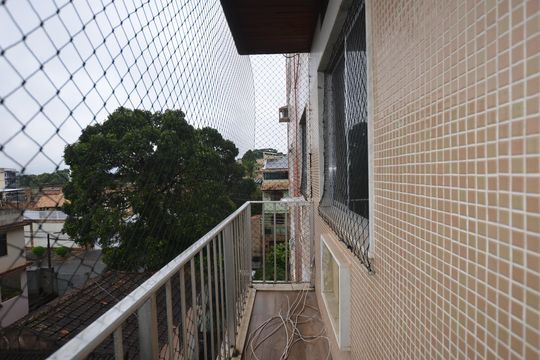 Varanda da Sala de apartamento à venda com 2 quartos, 78m² em Vila Valqueire, Rio de Janeiro