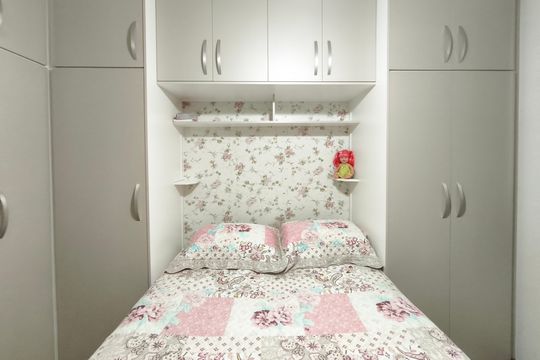 Quarto 2 de apartamento à venda com 2 quartos, 58m² em Parque Residencial Vila União, Campinas
