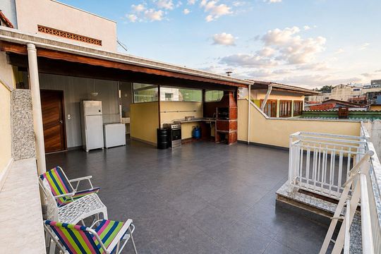 externa de apartamento à venda com 2 quartos, 110m² em Jardim Santo Antônio, Santo André