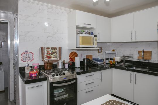 Cozinha de casa de condomínio à venda com 2 quartos, 90m² em Bom Retiro, São Paulo