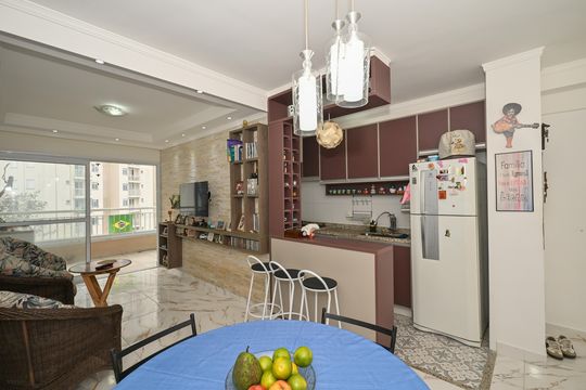 Sala de apartamento à venda com 3 quartos, 82m² em Jardim Umarizal, São Paulo