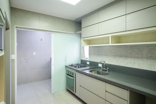 Cozinha de apartamento à venda com 3 quartos, 161m² em Santa Paula, São Caetano do Sul