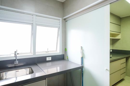 Área de serviço de apartamento à venda com 3 quartos, 161m² em Santa Paula, São Caetano do Sul