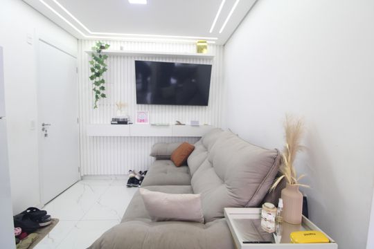 Sala de apartamento para alugar com 3 quartos, 53m² em Socorro, São Paulo