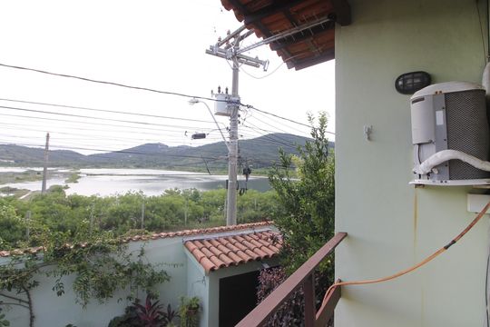 Vista da Sacada de casa de condomínio para alugar com 2 quartos, 80m² em Ogiva, Cabo Frio