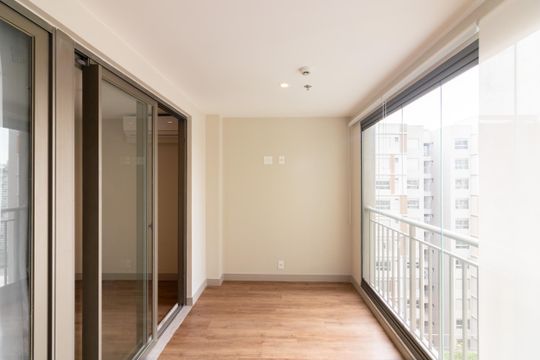 Varanda de apartamento para alugar com 1 quarto, 42m² em Indianópolis, São Paulo