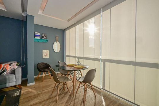 Varanda da Sala de apartamento para alugar com 1 quarto, 35m² em Real Parque, São Paulo