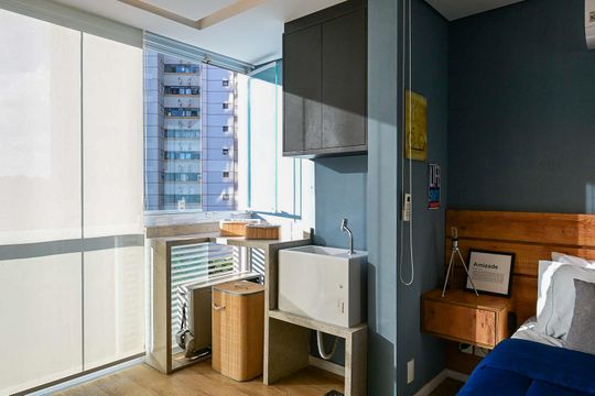 Área de Serviço  de apartamento para alugar com 1 quarto, 35m² em Real Parque, São Paulo