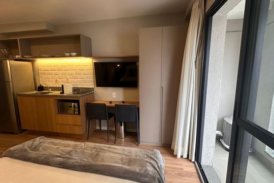 Kitnet/Studio para alugar com 1 quarto, 25m² em Vila Cordeiro, São Paulo