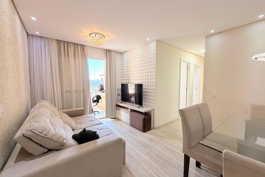 Sala de apartamento à venda com 3 quartos, 71m² em Vila Nambi, Jundiaí