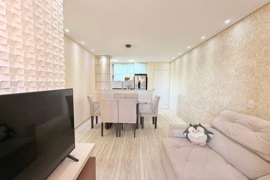 Sala de apartamento à venda com 3 quartos, 71m² em Vila Nambi, Jundiaí