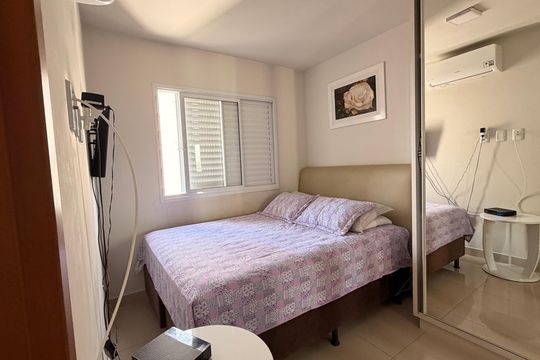 Suíte 1 de apartamento para alugar com 3 quartos, 123m² em Jardim Atlantico, Goiânia