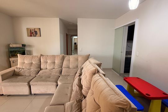 Sala de apartamento para alugar com 3 quartos, 123m² em Jardim Atlantico, Goiânia