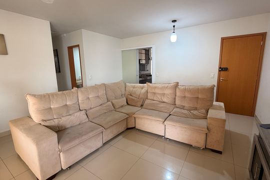 Sala de apartamento para alugar com 3 quartos, 123m² em Jardim Atlantico, Goiânia