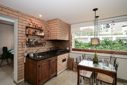 Varanda de apartamento para alugar com 3 quartos, 163m² em Vila Andrade, São Paulo