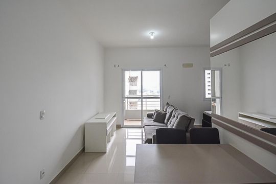 Sala de apartamento para alugar com 1 quarto, 42m² em Jardim do Mar, São Bernardo do Campo