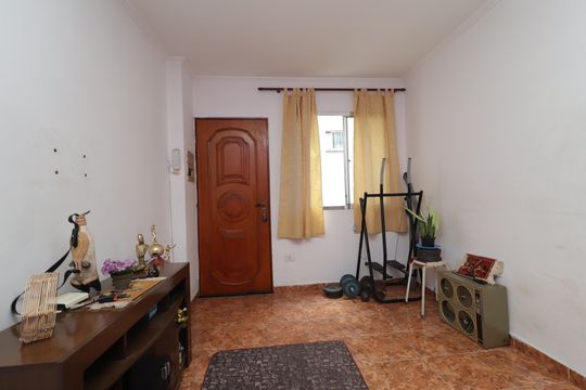 Sala de apartamento para alugar com 2 quartos, 52m² em Vila Carmosina, São Paulo