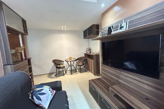 Sala de apartamento à venda com 2 quartos, 55m² em Todos Os Santos, Rio de Janeiro