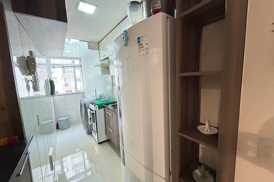 Cozinha de apartamento à venda com 2 quartos, 55m² em Todos Os Santos, Rio de Janeiro