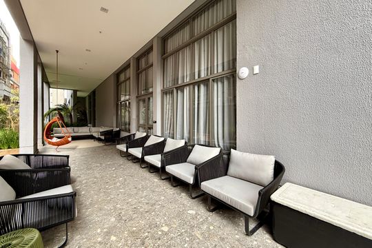 Área comum de kitnet/studio para alugar com 1 quarto, 29m² em Chácara Santo Antônio (zona Sul), São Paulo