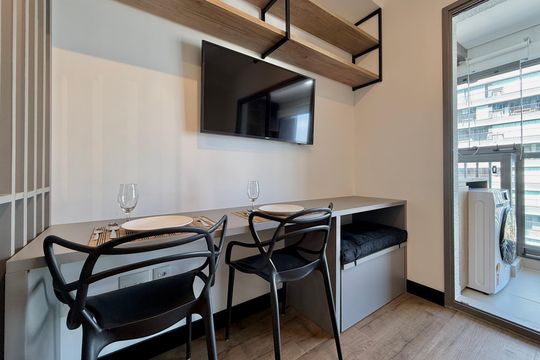 Quarto  de kitnet/studio para alugar com 1 quarto, 29m² em Chácara Santo Antônio (zona Sul), São Paulo