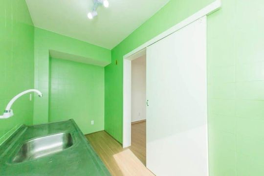 Cozinha  de apartamento para alugar com 1 quarto, 46m² em Farroupilha, Porto Alegre