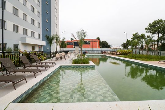 Área comum - Piscina de apartamento para alugar com 2 quartos, 38m² em Jardim São Luís, São Paulo
