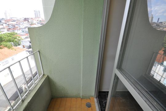 Sacada da Sala de apartamento à venda com 2 quartos, 51m² em Vila Mazzei, São Paulo