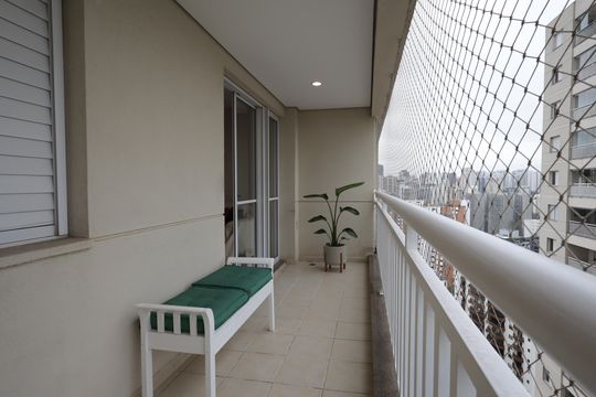 Varanda da Sala de apartamento à venda com 3 quartos, 95m² em Jardim Lar Sao Paulo, São Paulo