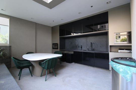 Área Comum - Churrasqueira de apartamento para alugar com 1 quarto, 41m² em Indianópolis, São Paulo