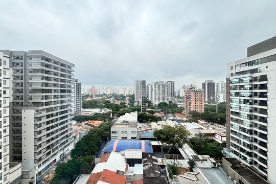 Vista de apartamento para alugar com 1 quarto, 35m² em Indianópolis, São Paulo