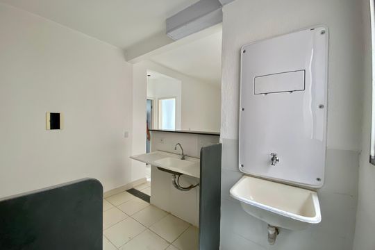 Cozinha e Área de Serviço de apartamento à venda com 2 quartos, 65m² em Betim Industrial, Betim