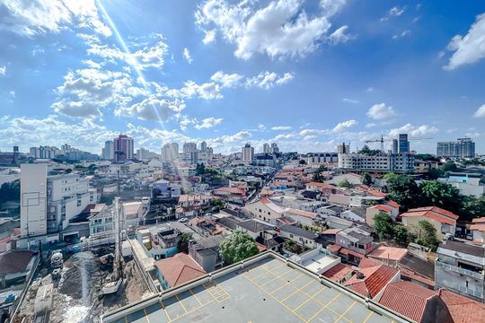 Vista da Sala de apartamento à venda com 2 quartos, 36m² em Vila Esperança, São Paulo