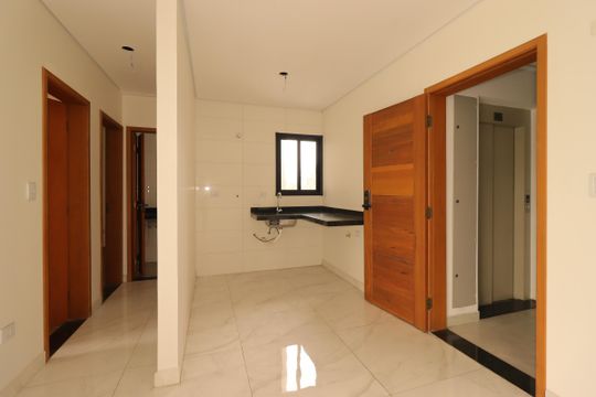 Cozinha de apartamento à venda com 2 quartos, 98m² em Jardim das Maravilhas, Santo André