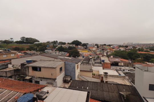 Vista do Quintal de apartamento à venda com 2 quartos, 98m² em Jardim das Maravilhas, Santo André