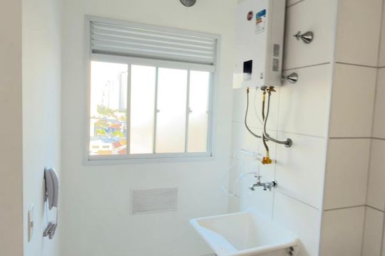 Área de serviço de apartamento para alugar com 1 quarto, 38m² em Barra Funda, São Paulo