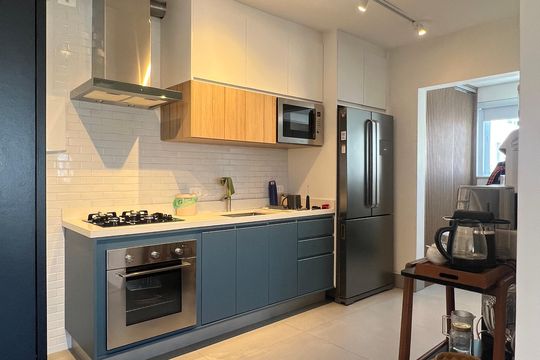 Cozinha de apartamento à venda com 2 quartos, 101m² em Sumarezinho, São Paulo
