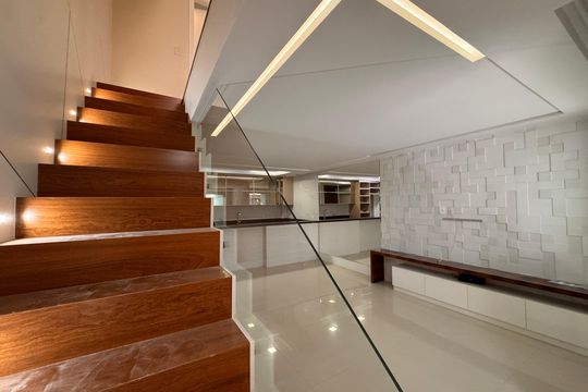 Sala de casa de condomínio à venda com 3 quartos, 150m² em Vargem Pequena, Rio de Janeiro
