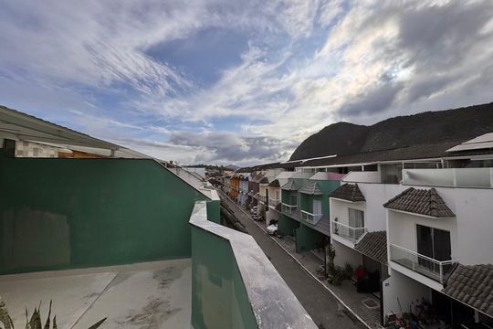 Terraço de casa de condomínio à venda com 3 quartos, 150m² em Vargem Pequena, Rio de Janeiro