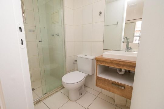 Banheiro da Suíte de apartamento à venda com 3 quartos, 61m² em Vila Ema, São Paulo