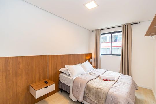 Quarto do Studio de kitnet/studio à venda com 1 quarto, 32m² em Centro, Curitiba