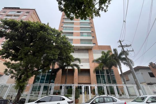 Fachada de apartamento para alugar com 3 quartos, 109m² em Gonzaga, Santos