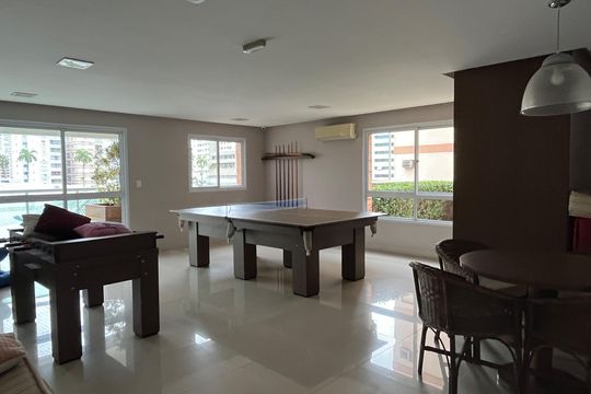Área comum de apartamento para alugar com 3 quartos, 109m² em Gonzaga, Santos