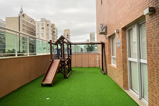 Área comum de apartamento para alugar com 3 quartos, 109m² em Gonzaga, Santos
