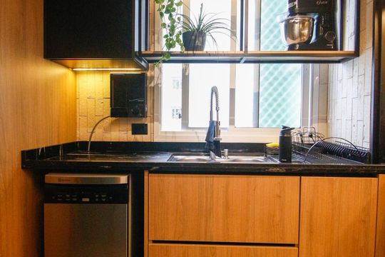 Cozinha de apartamento à venda com 3 quartos, 113m² em Jardim Maria Rosa, Taboão da Serra