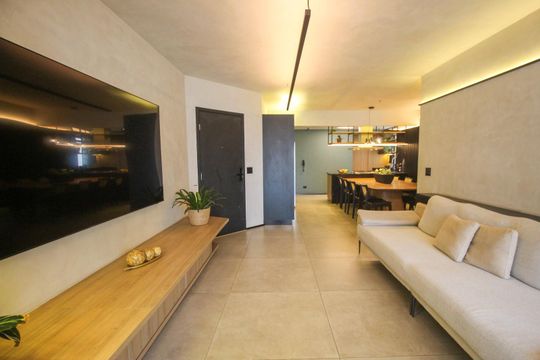 Sala  de apartamento à venda com 3 quartos, 113m² em Jardim Maria Rosa, Taboão da Serra